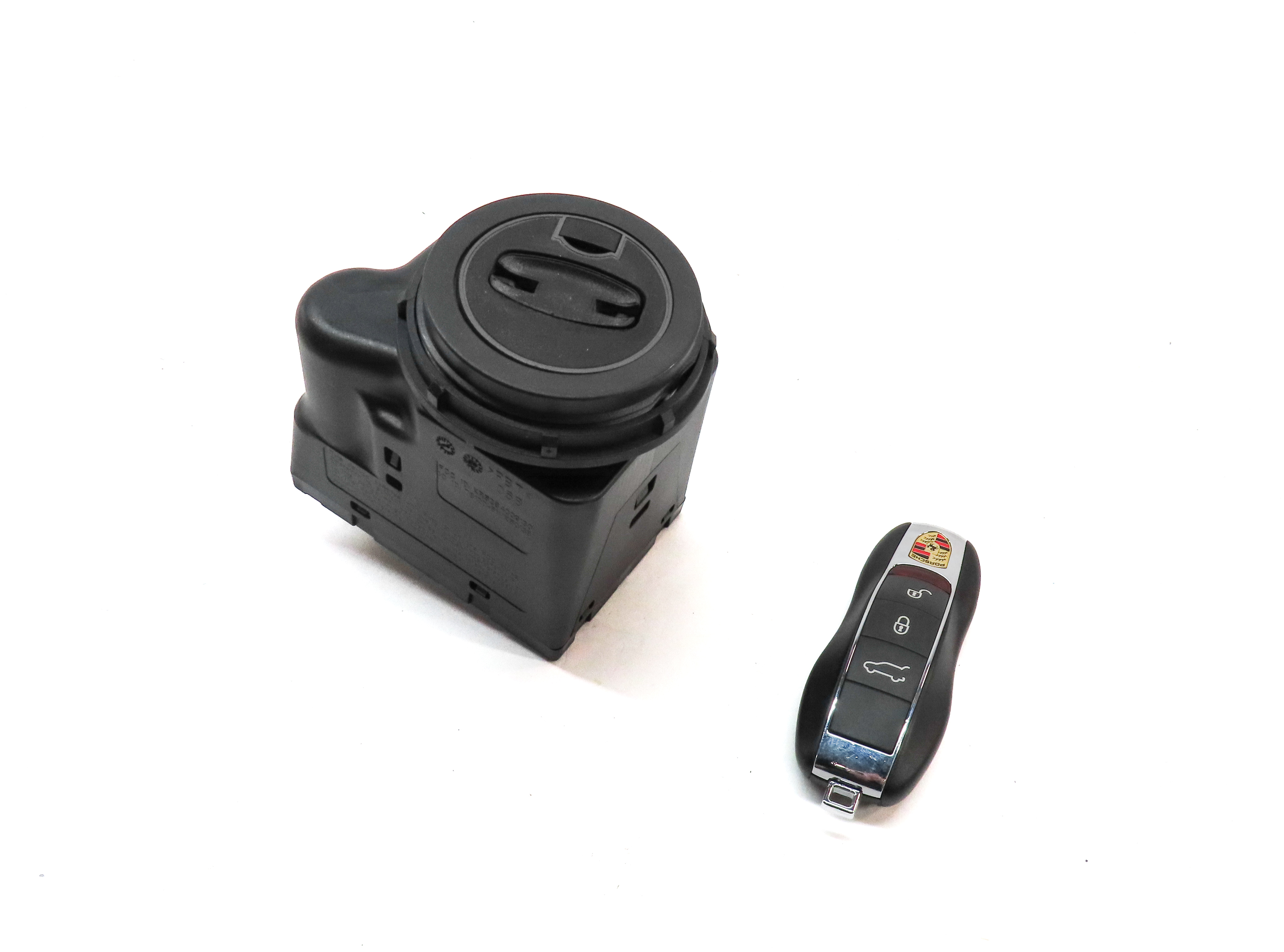2011-2018 PORSCHE CAYENNE 958 IGNITION STARTER CYLINDER SWITCH w/KEY FOB — exact item pictured